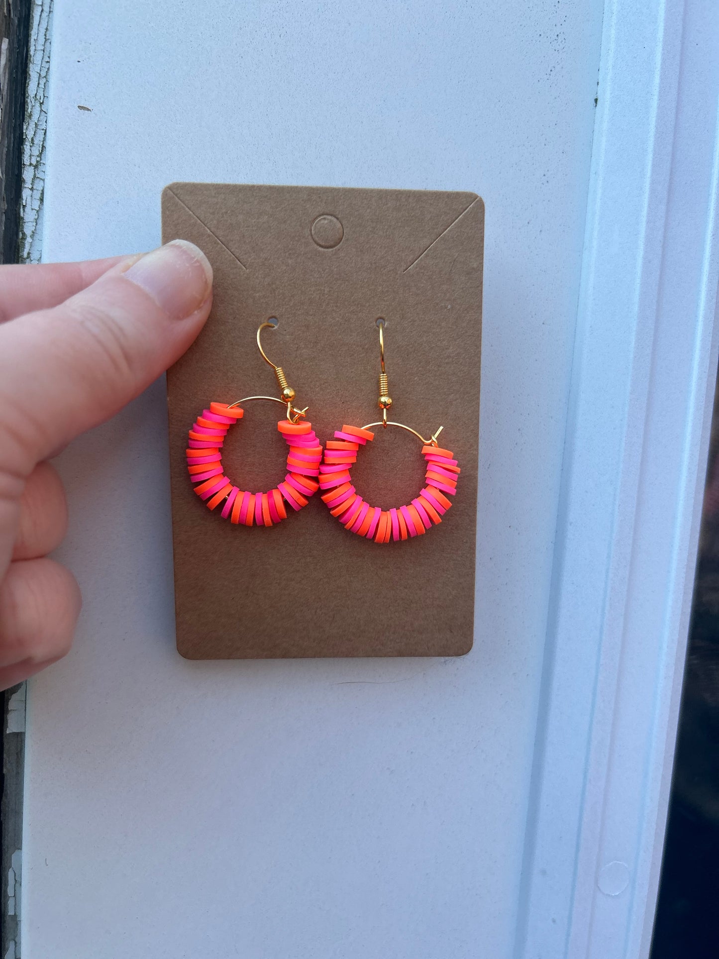 Orange sunset  Earrings