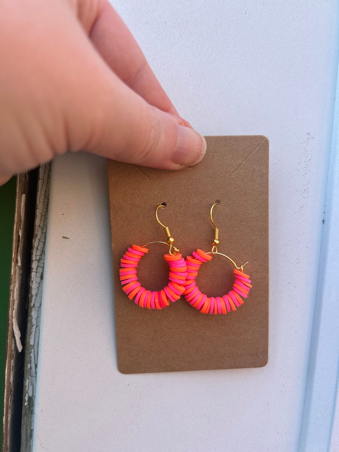 Orange sunset  Earrings