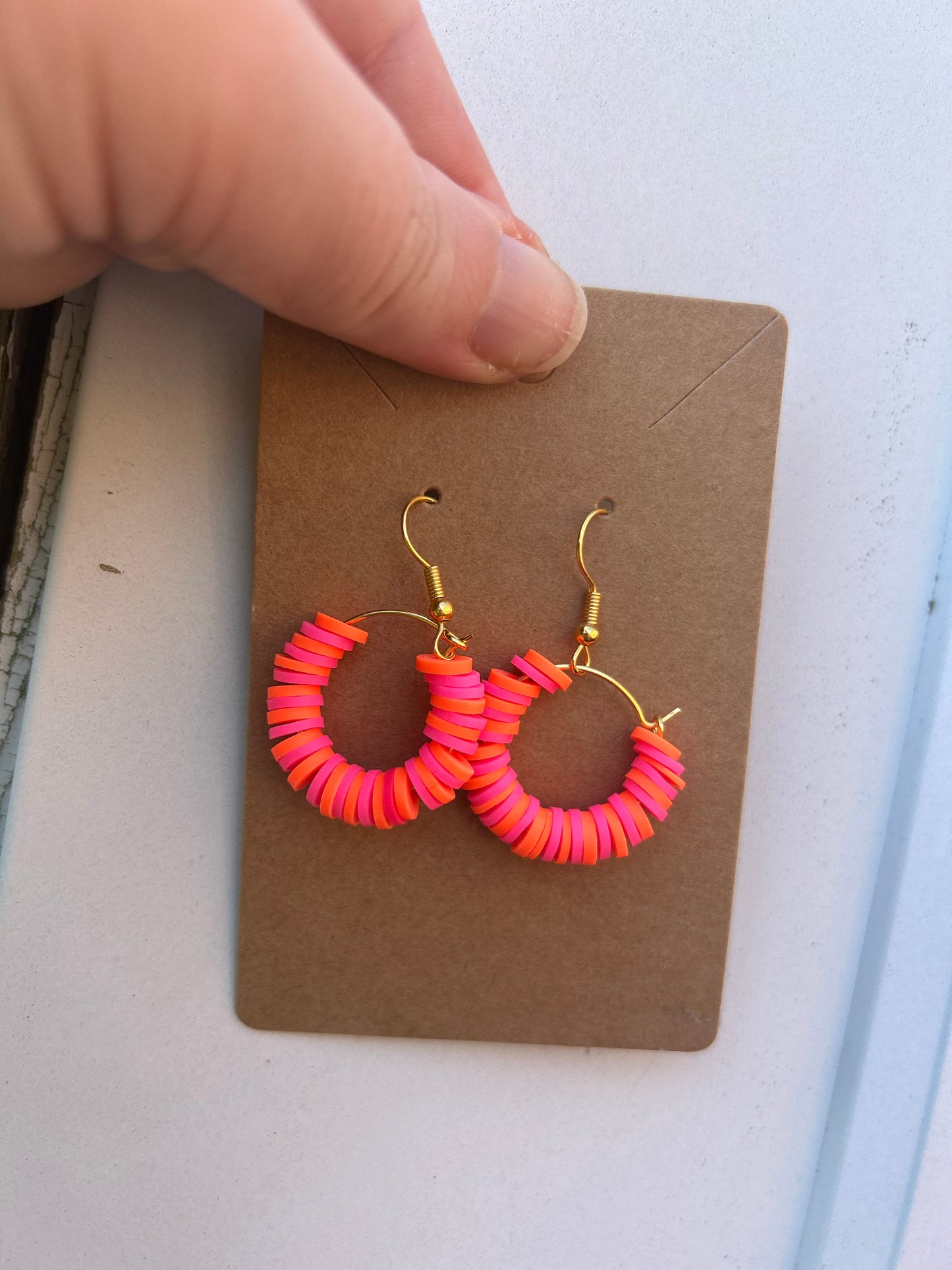 Orange sunset  Earrings