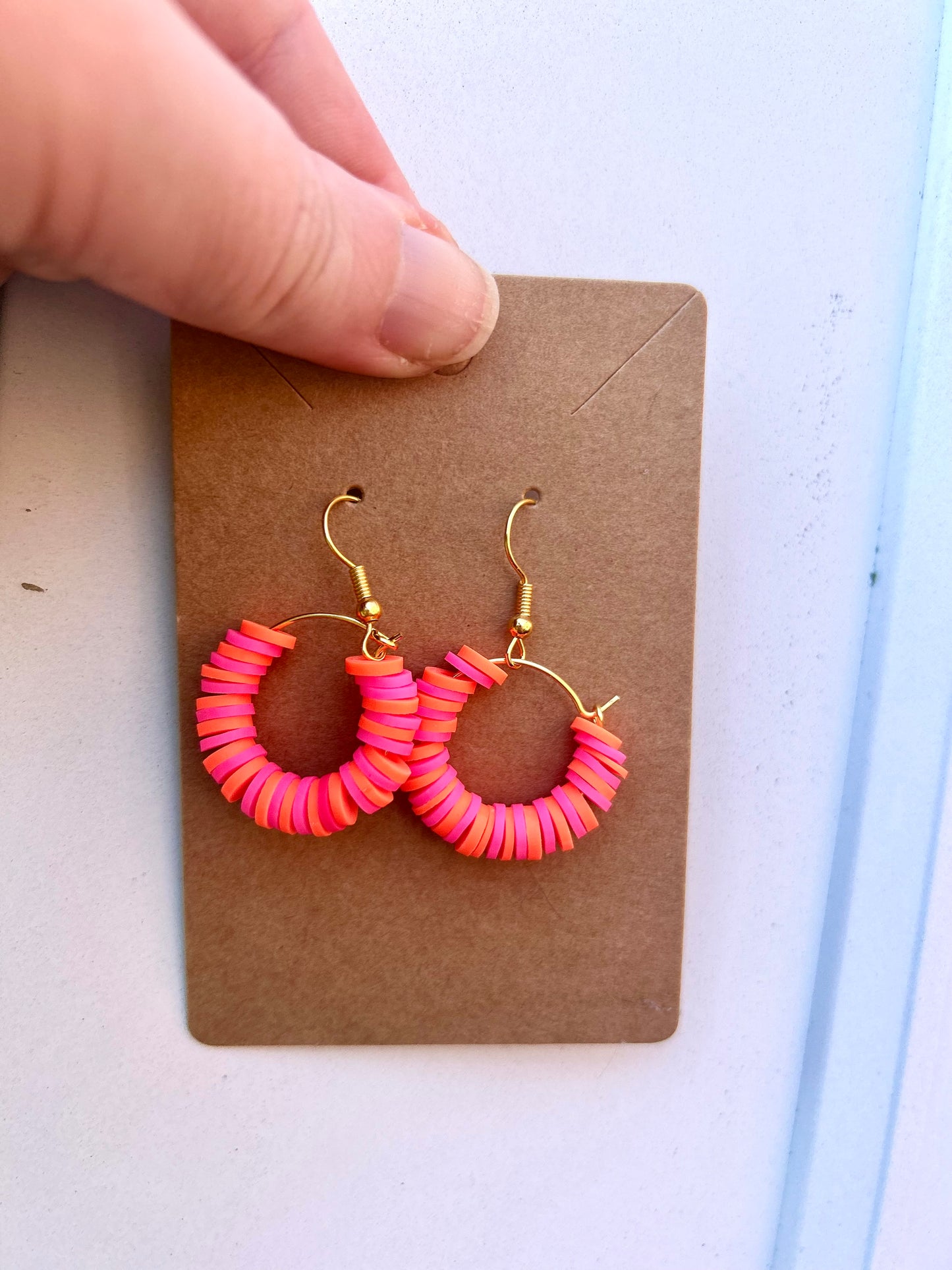 Orange sunset  Earrings